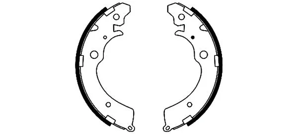 Brake Shoe Set (H8845)
