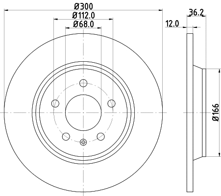Brake Disc (54601)