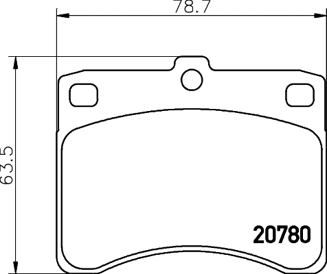 Brake Pad Set, disc brake (T0013)