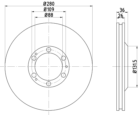 Brake Disc (50207)