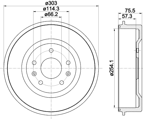 Brake Drum (61331)