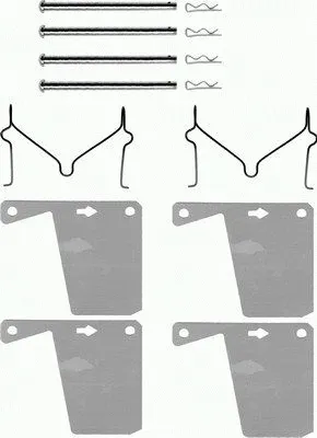 Accessory Kit, disc brake pad (K0210)