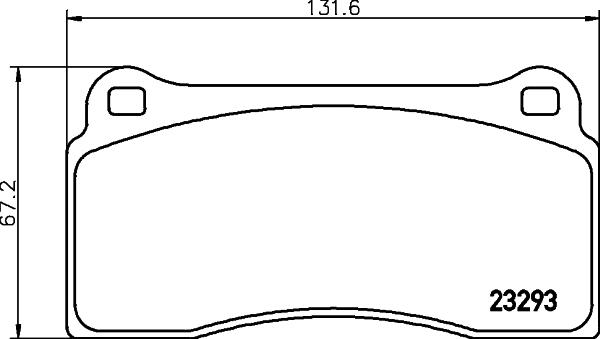 Brake Pad Set, disc brake (T1201)