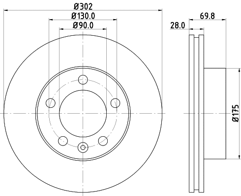 Brake Disc (55286)