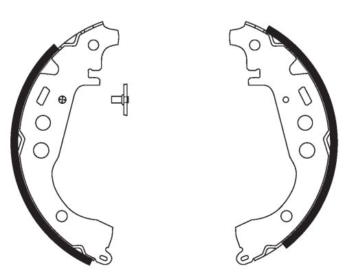 Brake Shoe Set (H1859)