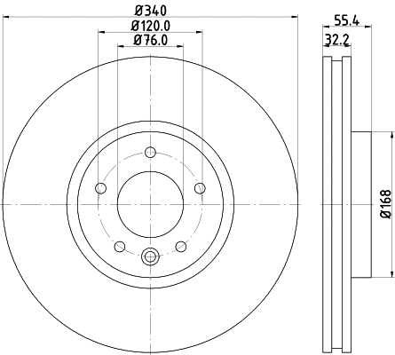 Brake Disc (55303)