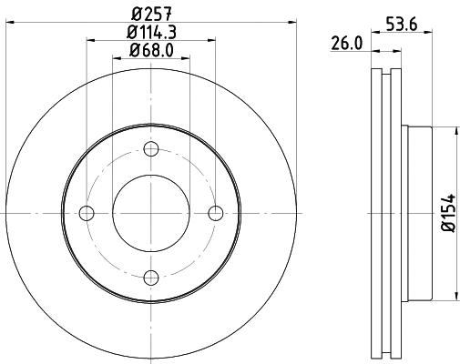 Brake Disc (55531)