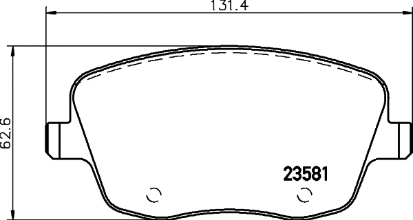 Brake Pad Set, disc brake (T5160)