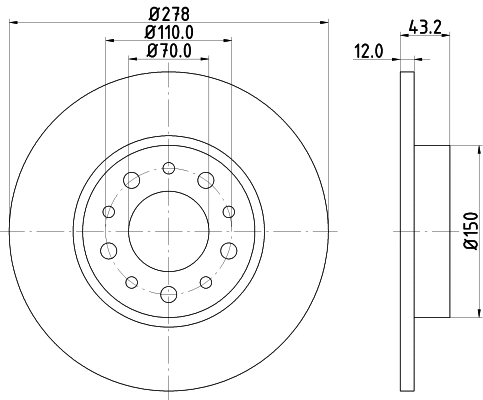 Brake Disc (54452)