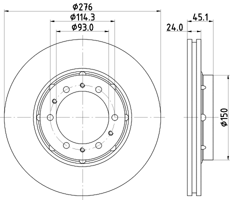 Brake Disc (54129)