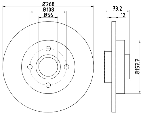 Brake Disc (54687)
