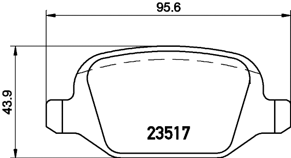 Brake Pad Set, disc brake (T1240)