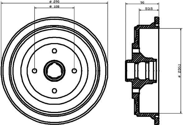 Brake Drum (62928)