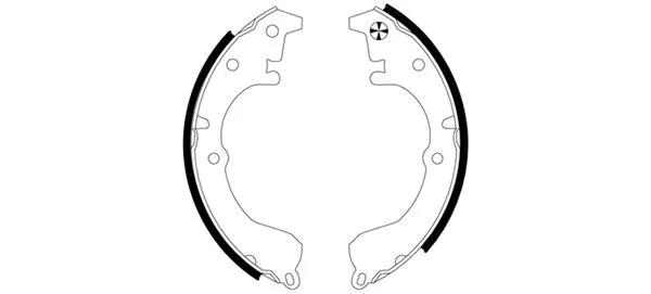 Brake Shoe Set (H8405)