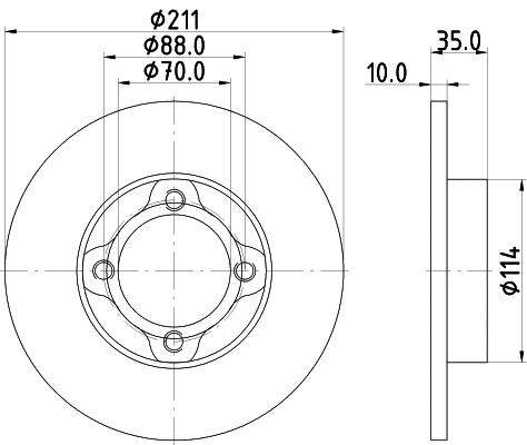 Brake Disc (54700)