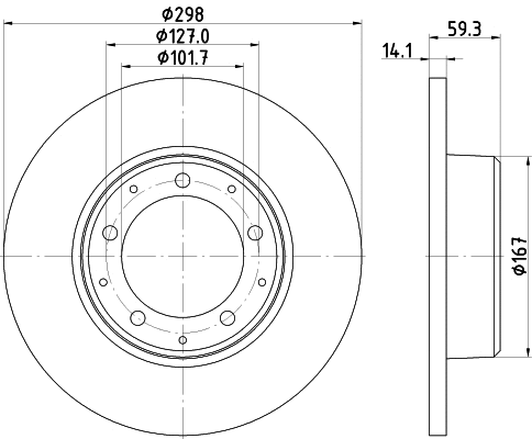 Brake Disc (55305)
