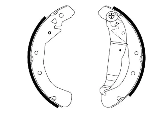 Brake Shoe Set (H8945)