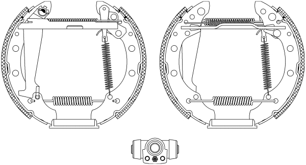 Brake Shoe Set (R0605)