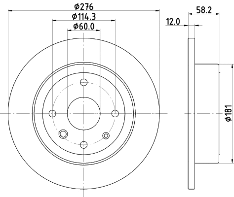 Brake Disc (55251)