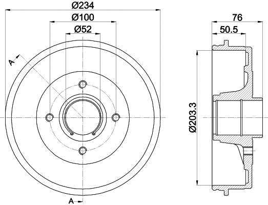 Brake Drum (61268)