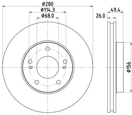 Brake Disc (54790)