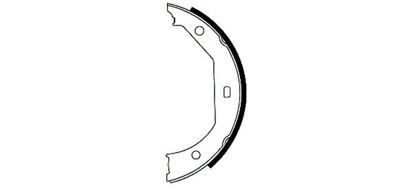 Brake Shoe Set, parking brake (H9140)