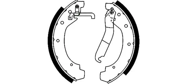 Brake Shoe Set (H8205)
