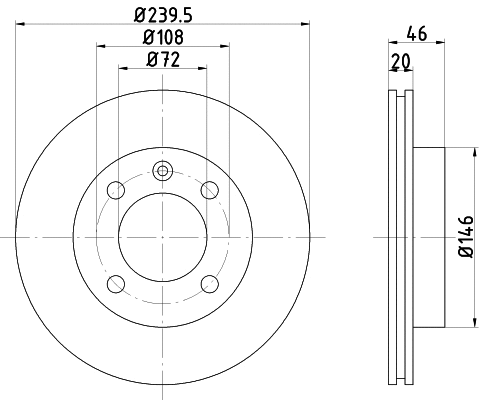 Brake Disc (51014)
