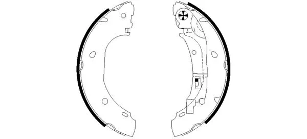 Brake Shoe Set (H9635)