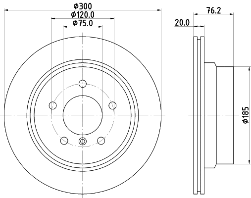 Brake Disc (55271)