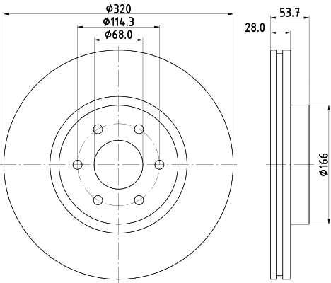 Brake Disc (55965)