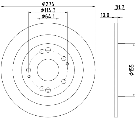 Brake Disc (55526)