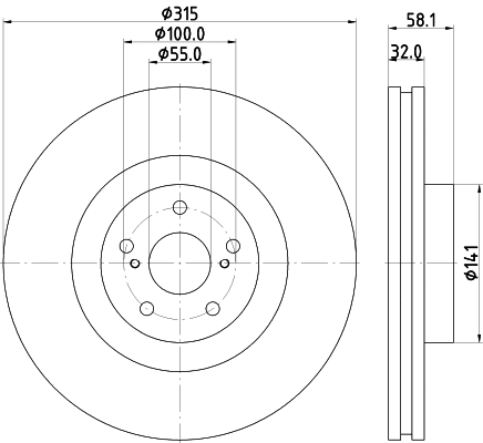 Brake Disc (54797)