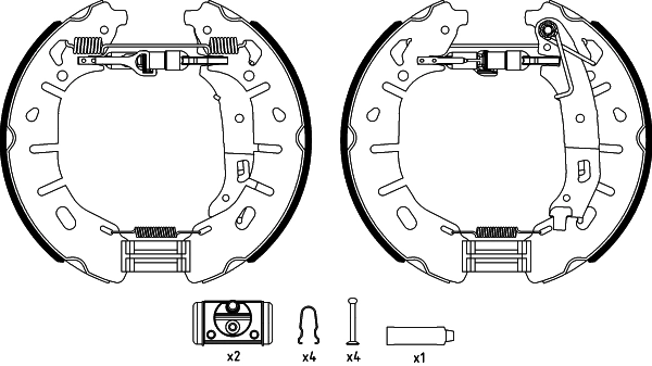 Brake Shoe Set (R1394)