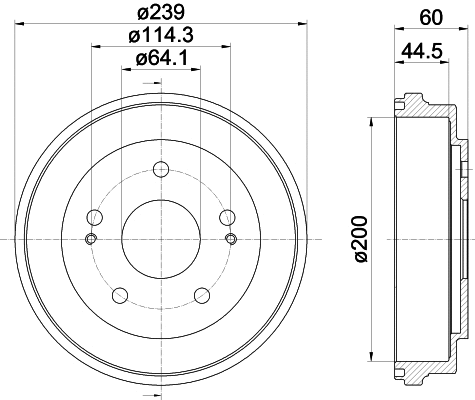 Brake Drum (61317)
