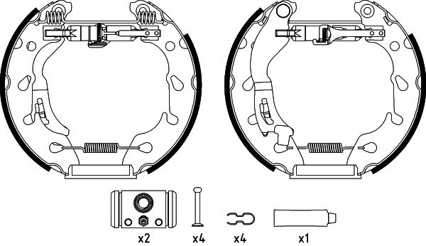 Brake Shoe Set (R1396)
