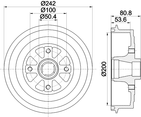 Brake Drum (61354)