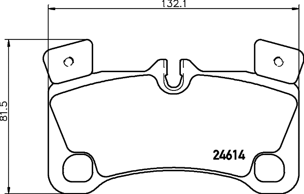 Brake Pad Set, disc brake (T1863)