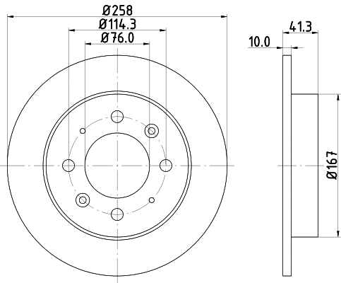 Brake Disc (54343)