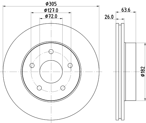 Brake Disc (54136)
