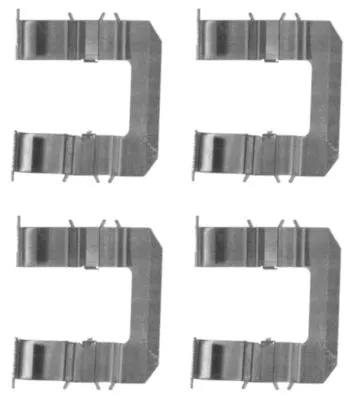 Accessory Kit, disc brake pad (K0280)
