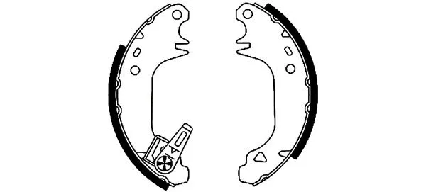 Brake Shoe Set (H8055)