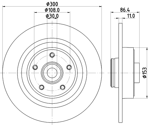 Brake Disc (54757)