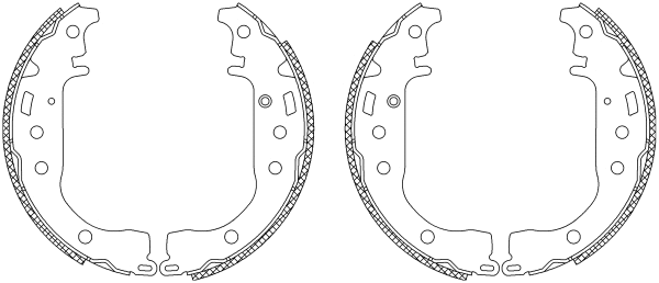 Brake Shoe Set (Q1140)