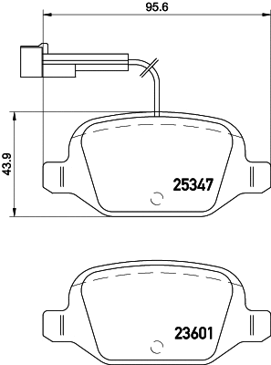 Brake Pad Set, disc brake (T2108)