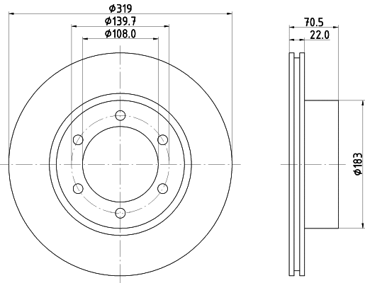 Brake Disc (50240)