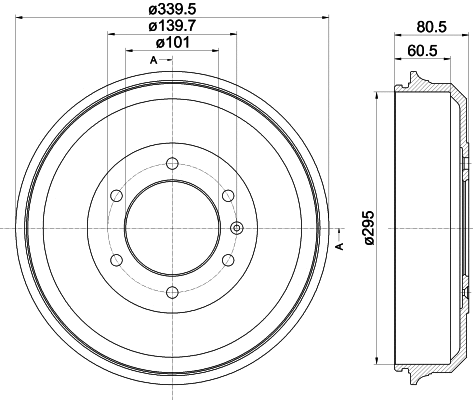 Brake Drum (61436)
