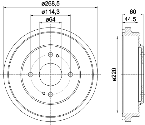 Brake Drum (60431)