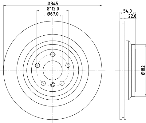 Brake Disc (55840)