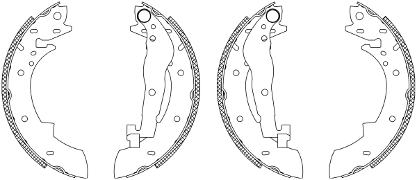Brake Shoe Set (Q0065)